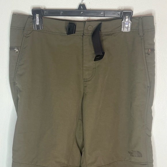 The North Face Green Convertible Hiking Outdoor Walking Pants Size 32 - Picture 3 of 16